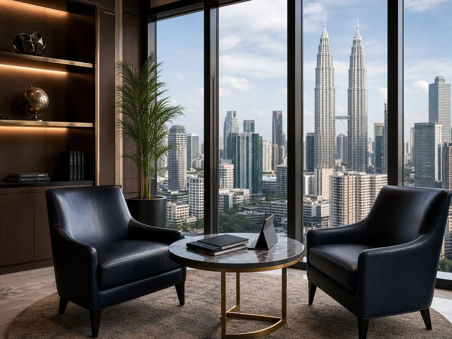 Kuala Lumpur private banking consultation lounge
