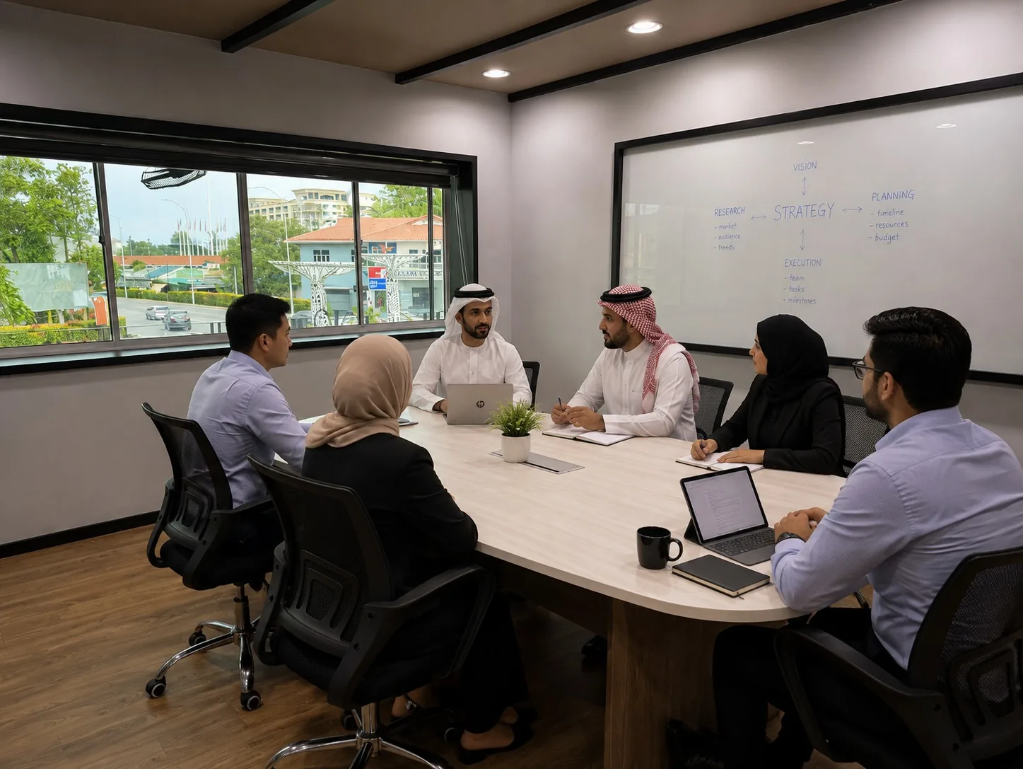 Phoenix mergers and acquisitions advisory boardroom meeting